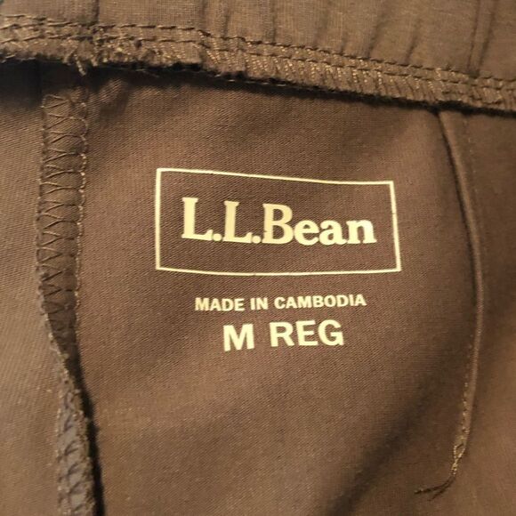 L.L.Bean brown lyrca pants. Size Medium - Picture 4 of 13